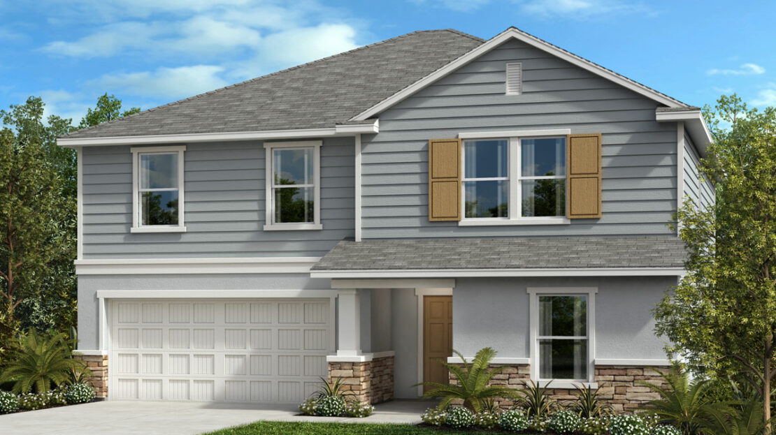 Plan 2566 Modeled Model at Sawgrass Lakes II New Construction
