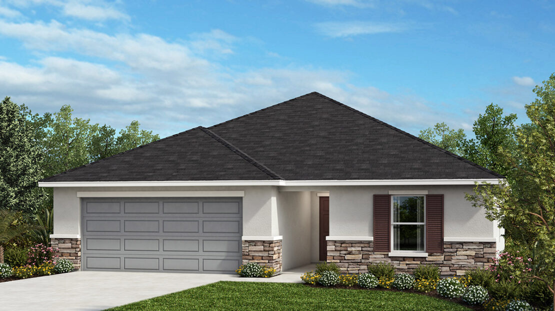 Plan 1707 Modeled Model at River Run II by KB Home
