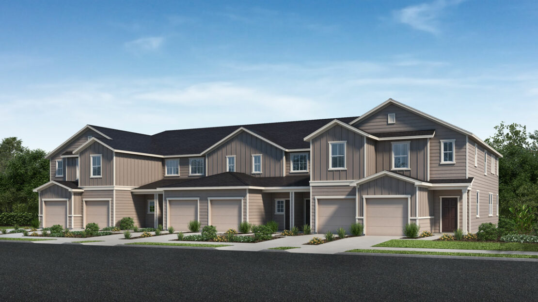 The Hawkins Modeled Model at Meadows at Oakleaf Townhomes