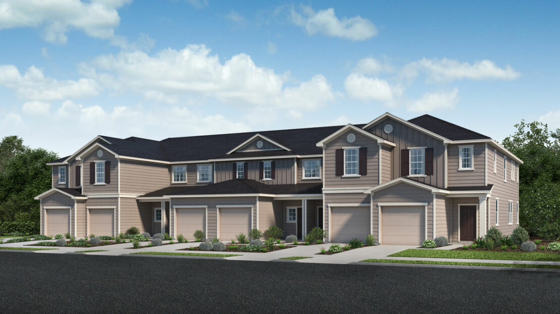 The Watson Modeled Model at Meadows at Oakleaf Townhomes in Jacksonville