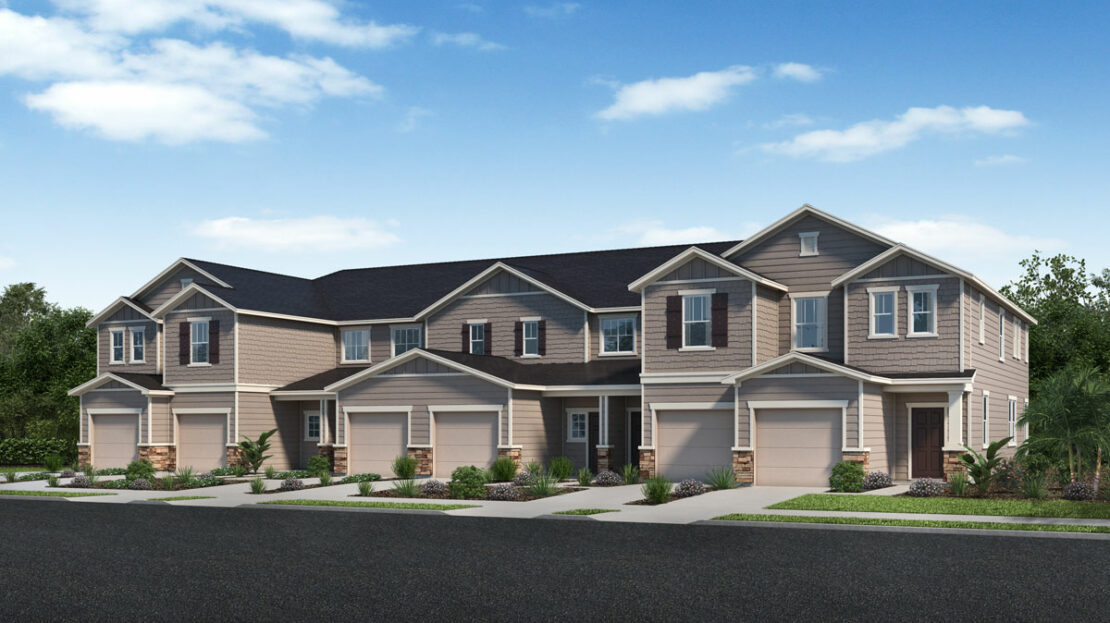 The Watson Modeled Model at Meadows at Oakleaf Townhomes