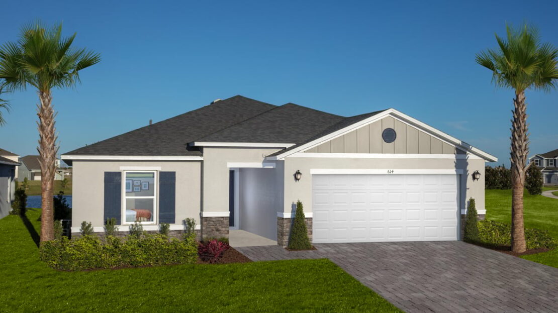 Plan 1707 Model at Reserve at Forest Lake II Lake Wales FL