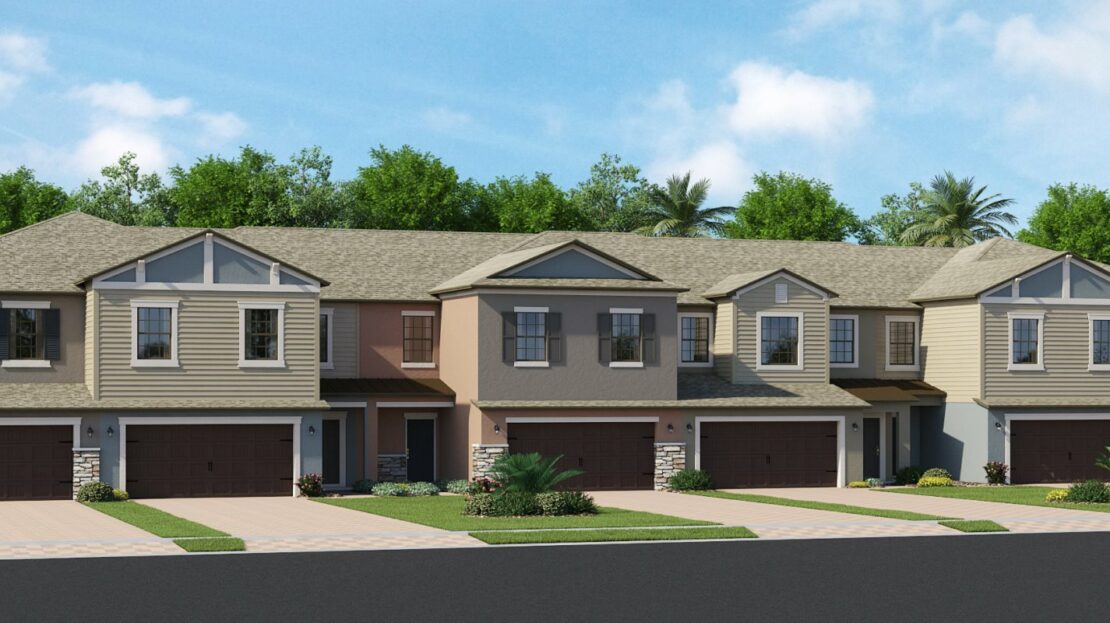 Bryant Square The Townes Community by Lennar