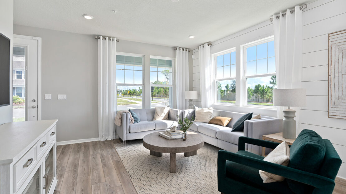 Foxtail End Unit Model at Isles of Lake Nona Townhome