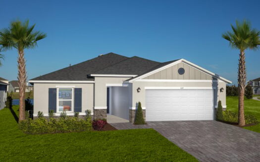 Plan 1707 Modeled Model at Gardens at Waterstone II Palm Bay FL