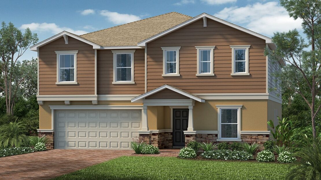 Plan 3203 Model at Gardens at Waterstone III by KB Home