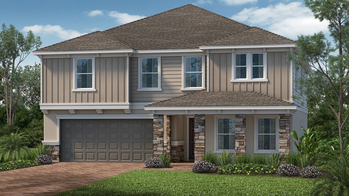 Plan 3203 Model at Gardens at Waterstone III