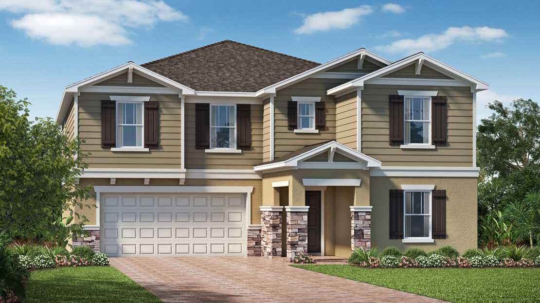 Plan 3530 Model at Gardens at Waterstone III by KB Home