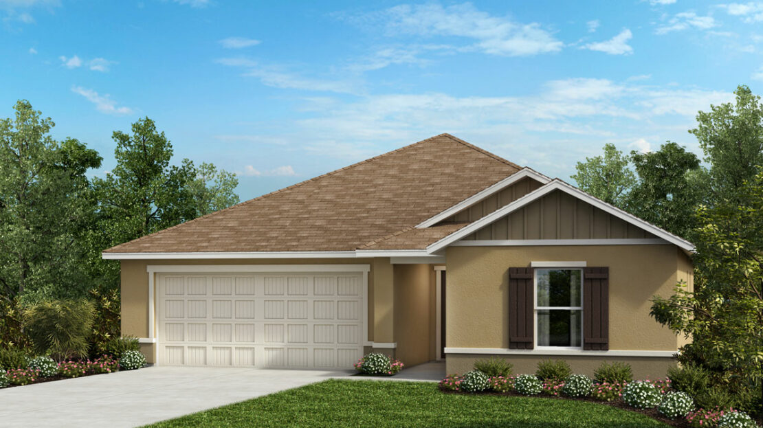 Plan 1541 Modeled Model at Riverstone New Construction