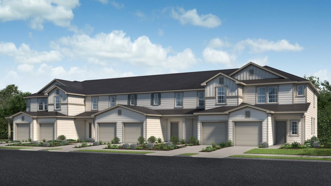 Plan 1567 Modeled Model at Orchard Park Townhomes