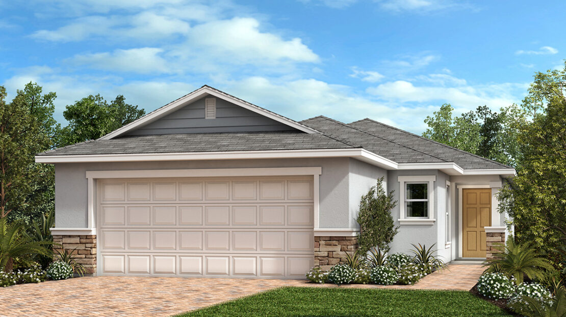 Plan 1511 Modeled Model at Gardens at Waterstone I by KB Home