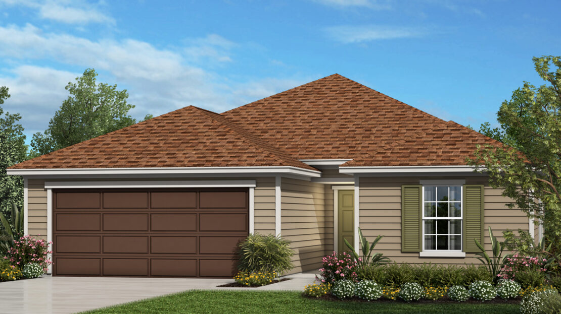 Plan 1707 Modeled Model at Hawkes Meadow in Jacksonville