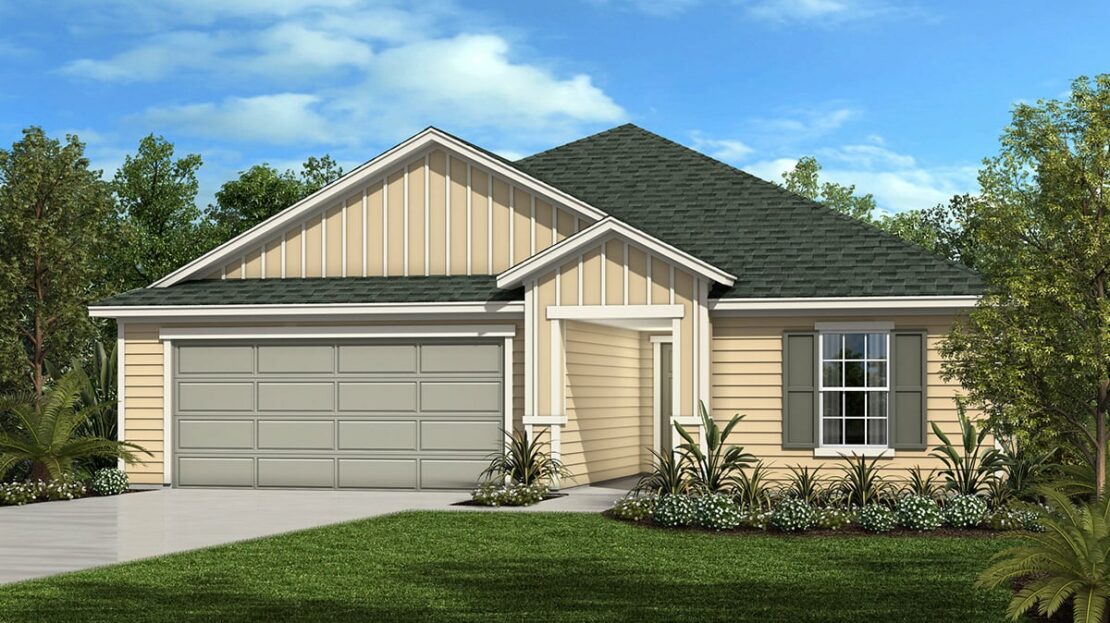 Plan 2003 Modeled Model at Hawkes Meadow by KB Home