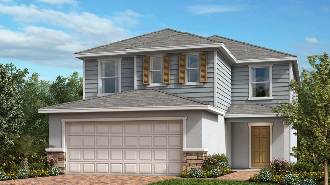 Plan 2385 Modeled Model at Gardens at Waterstone I in Palm Bay