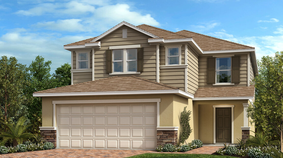 Plan 2385 Modeled Model at Gardens at Waterstone I by KB Home