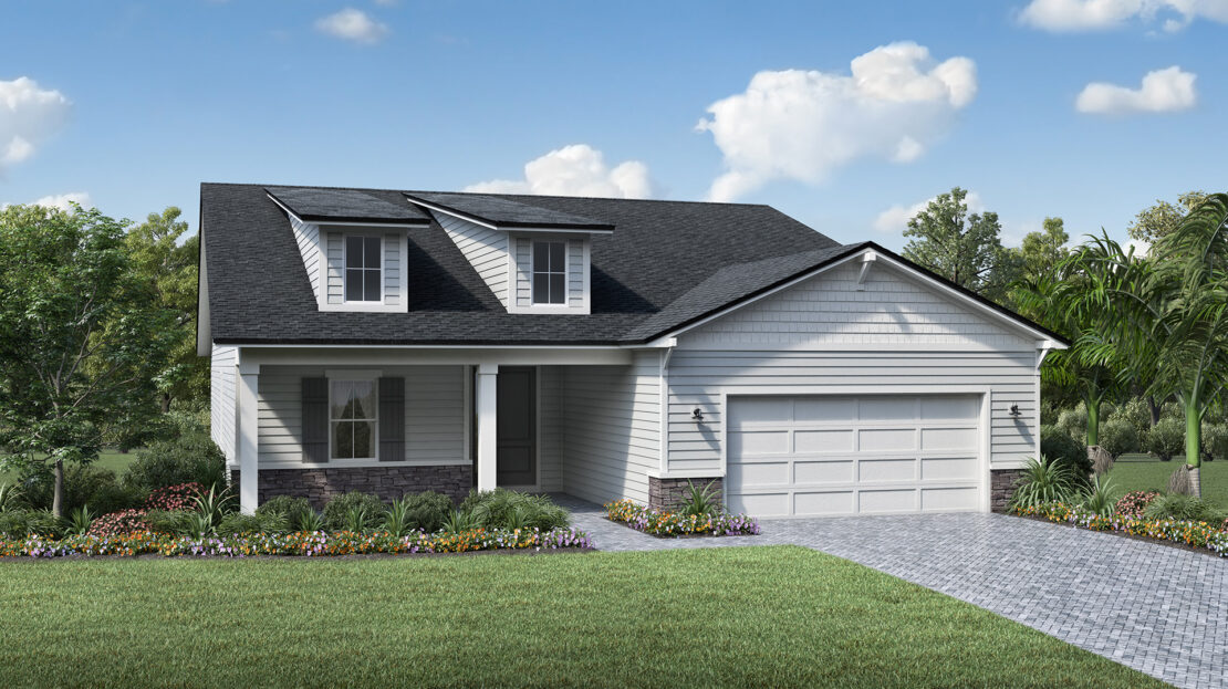Saddlebrook Model at Lakeview at Grand Oaks by Toll Brothers