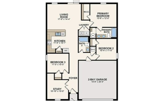 1449 Block Single Family floorplan
