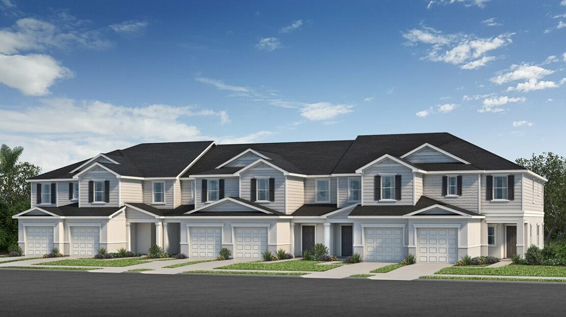 Plan 1463 Modeled Model at Reserve at Forest Lake Townhomes in Lake Wales