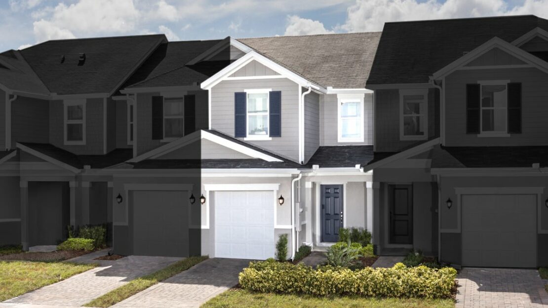 Plan 1463 Modeled Model at Reserve at Forest Lake Townhomes Lake Wales FL