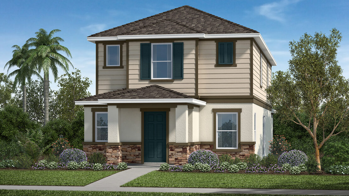 Plan 1573 Model at Bellaviva III at Westside by KB Home