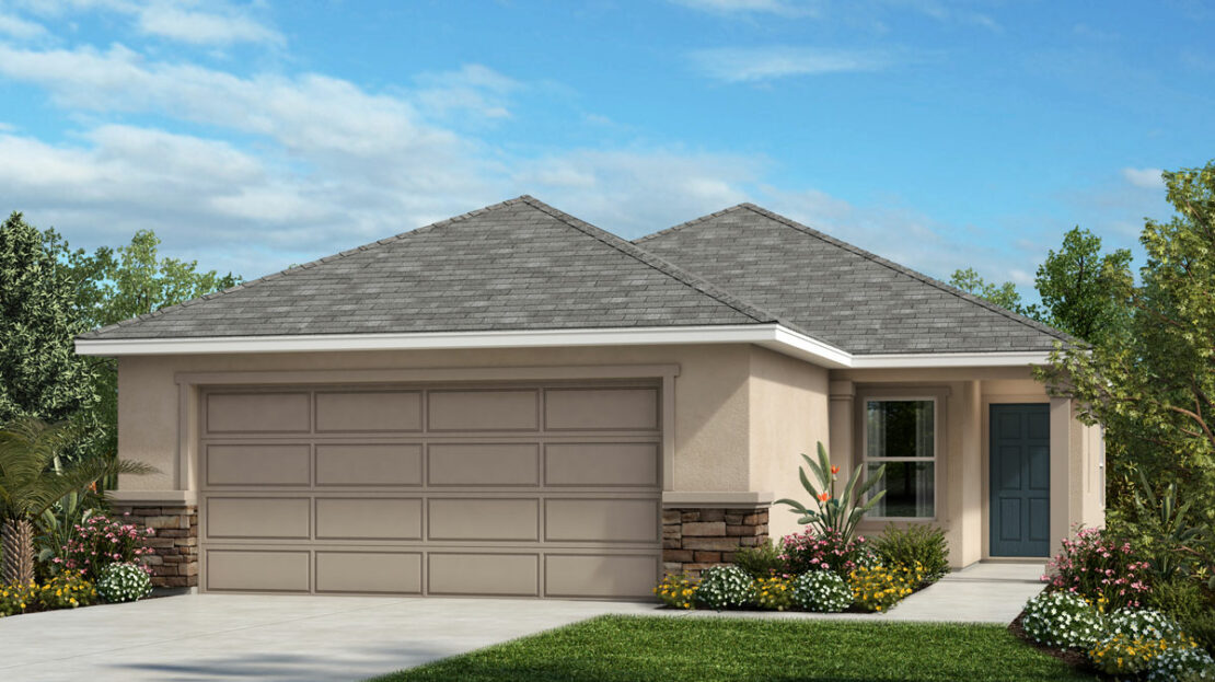 Plan 1637 Modeled Model at Reserve at Forest Lake I by KB Home
