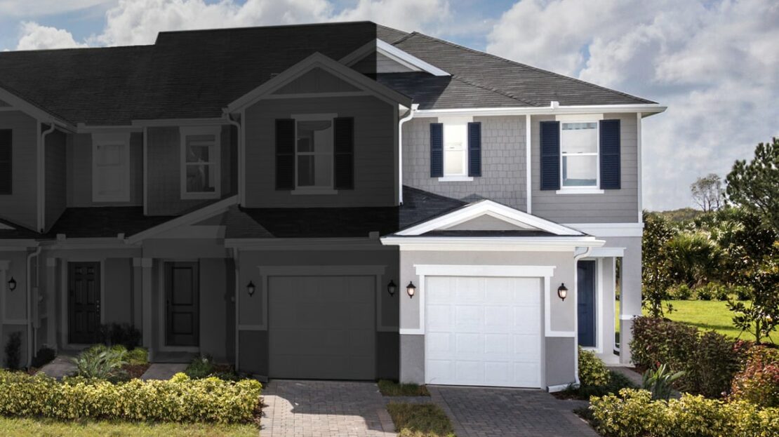 Plan 1685 Modeled Model at Reserve at Forest Lake Townhomes Lake Wales FL