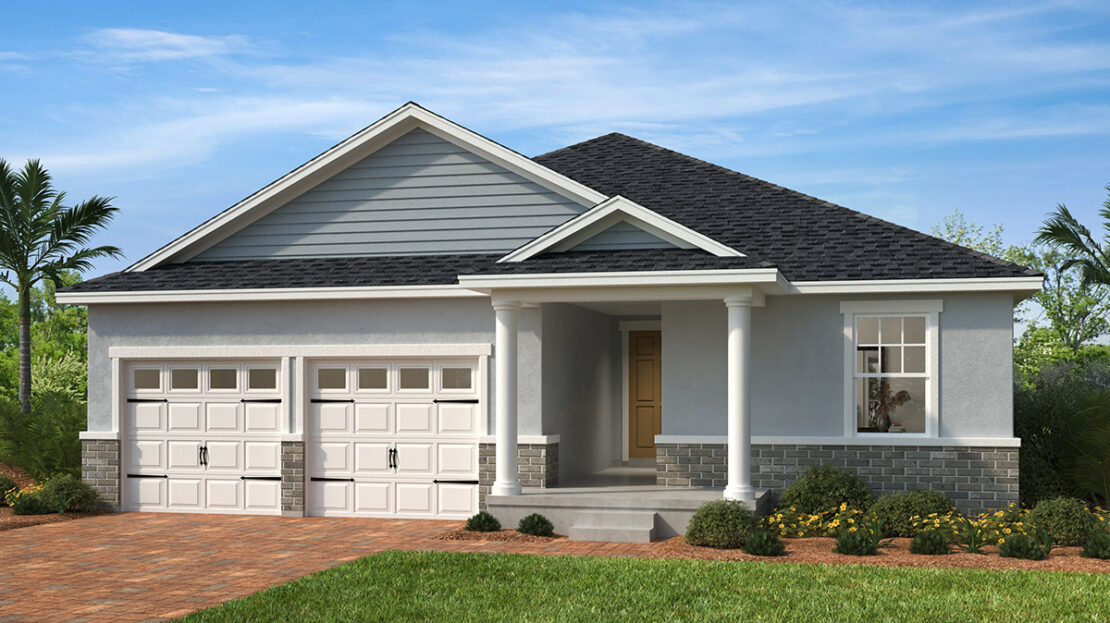 Plan 1707 Modeled Model at Cypress Bluff II by KB Home