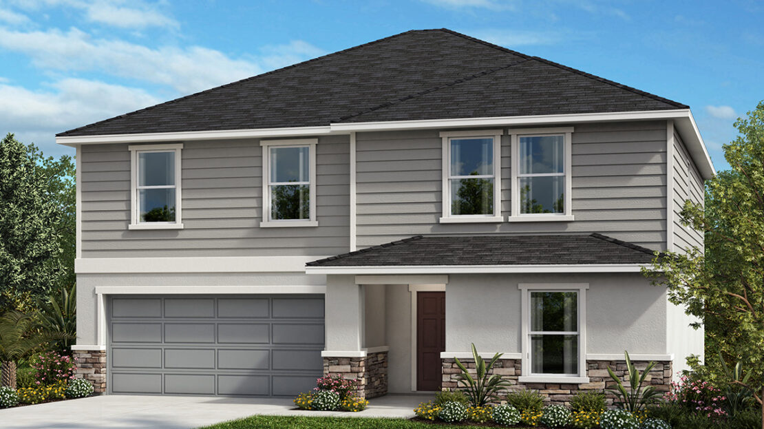 Plan 2566 Modeled Model at Reserve at Forest Lake II by KB Home
