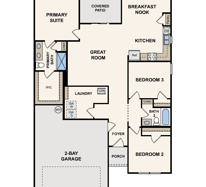 Beaumont Single Family floorplan