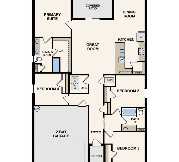 Brandywine Single Family floorplan