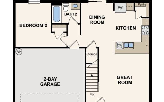 Cambria Single Family floorplan