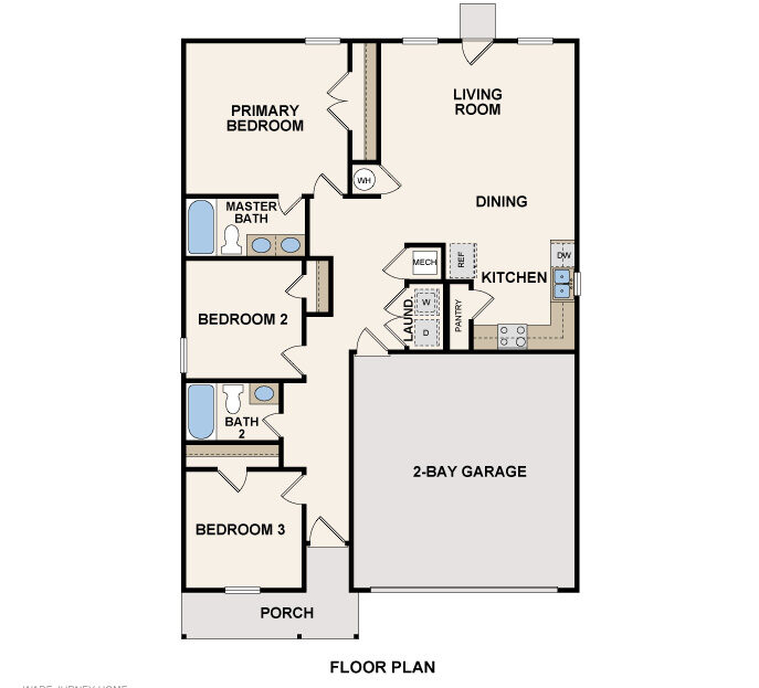 1246 Block Single Family floorplan