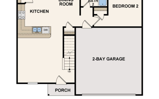 1836 Block Single Family floorplan