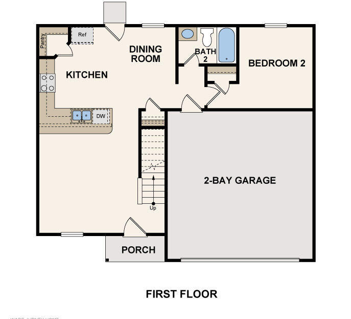 1836 Block Single Family floorplan