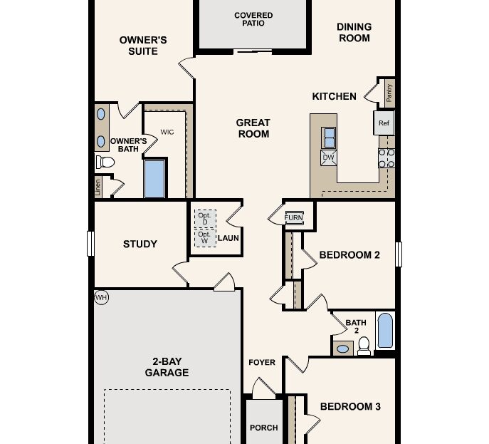 Ocoee Single Family floorplan