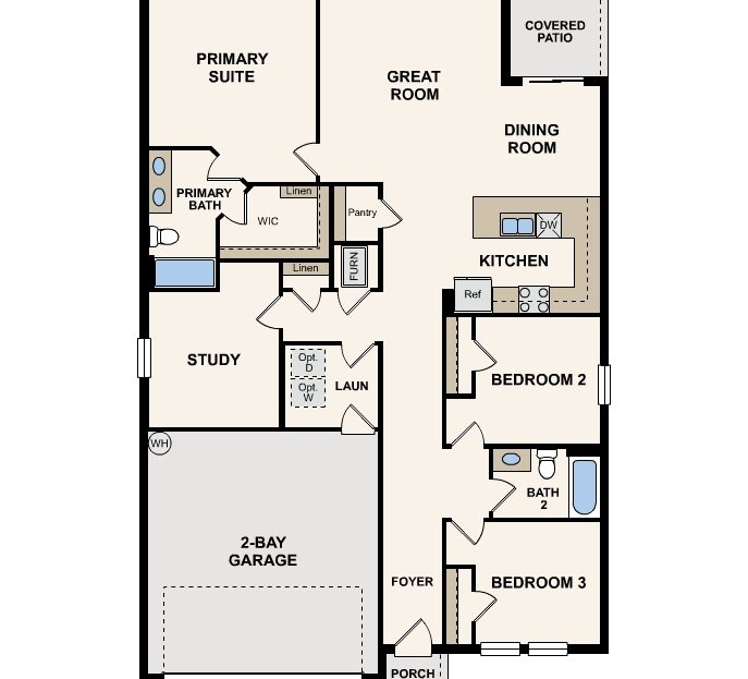 Quincy Single Family floorplan