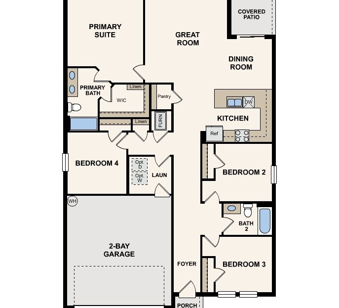 Quincy Single Family floorplan