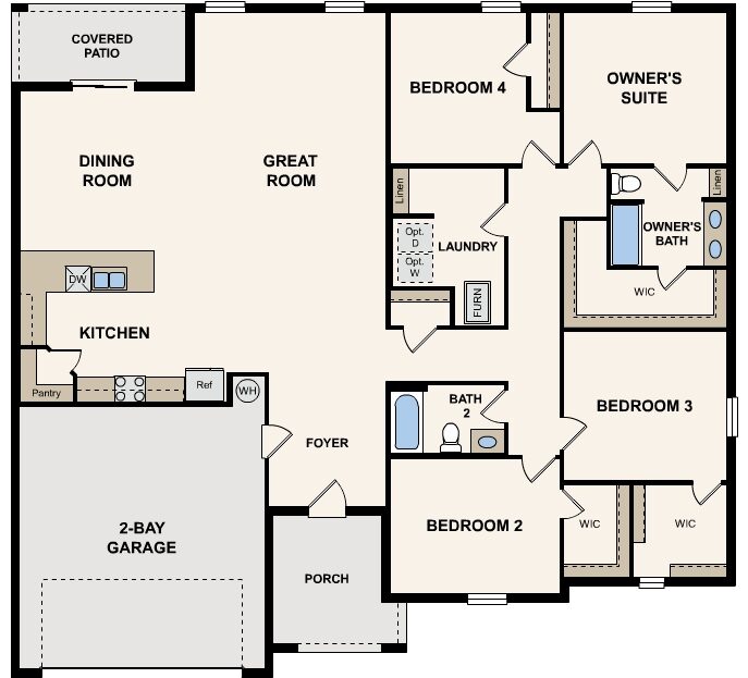 Westville Single Family floorplan