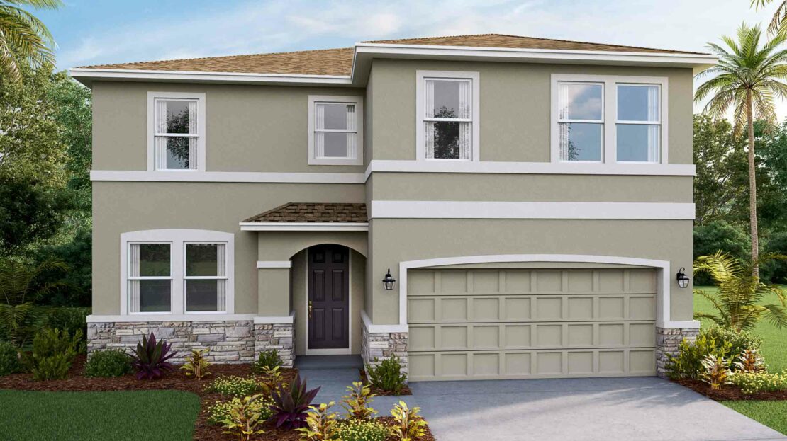 Coral Exterior floorplan