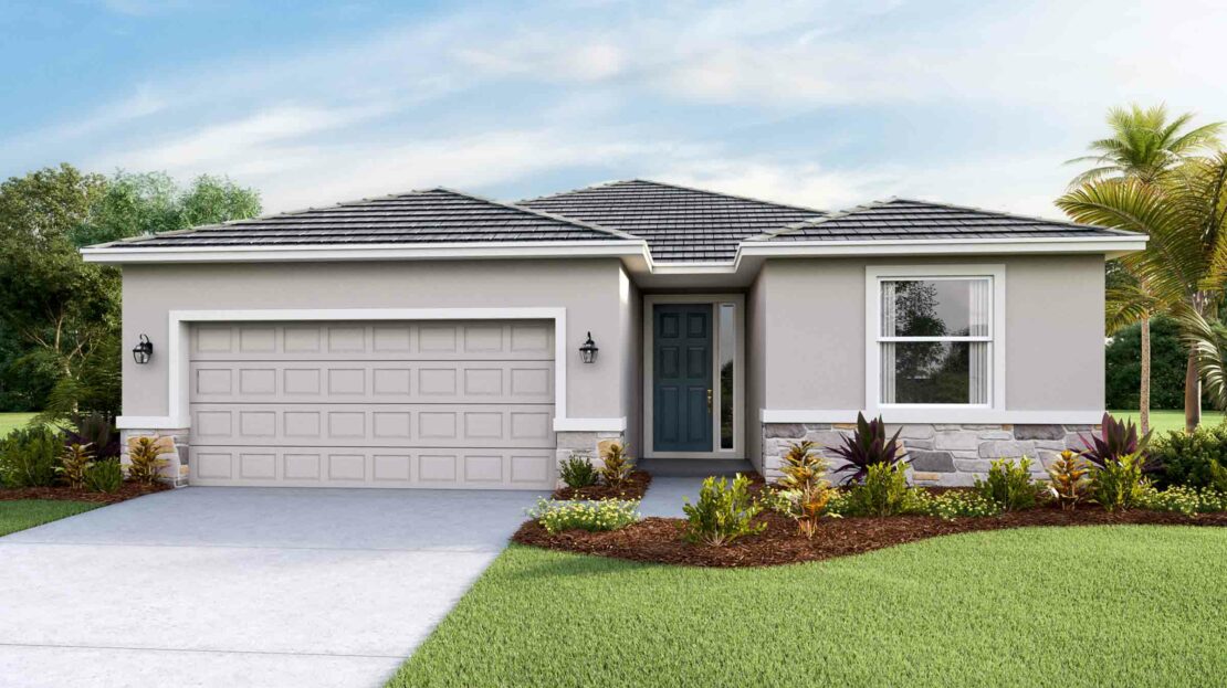 Lantana Exterior floorplan