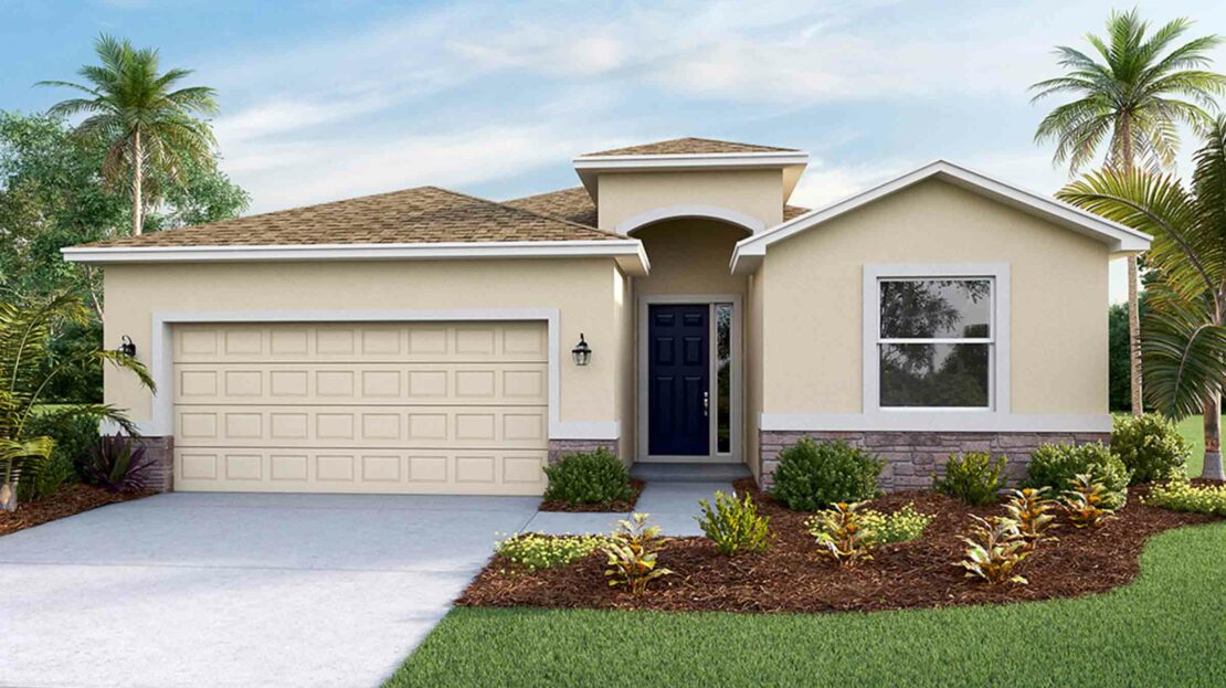 Lantana Exterior floorplan