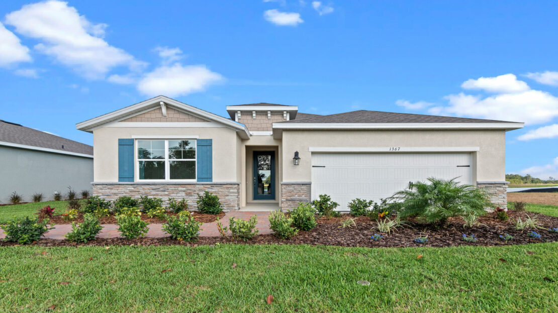 Delray Exterior floorplan