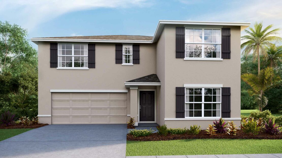 Ensley Exterior floorplan