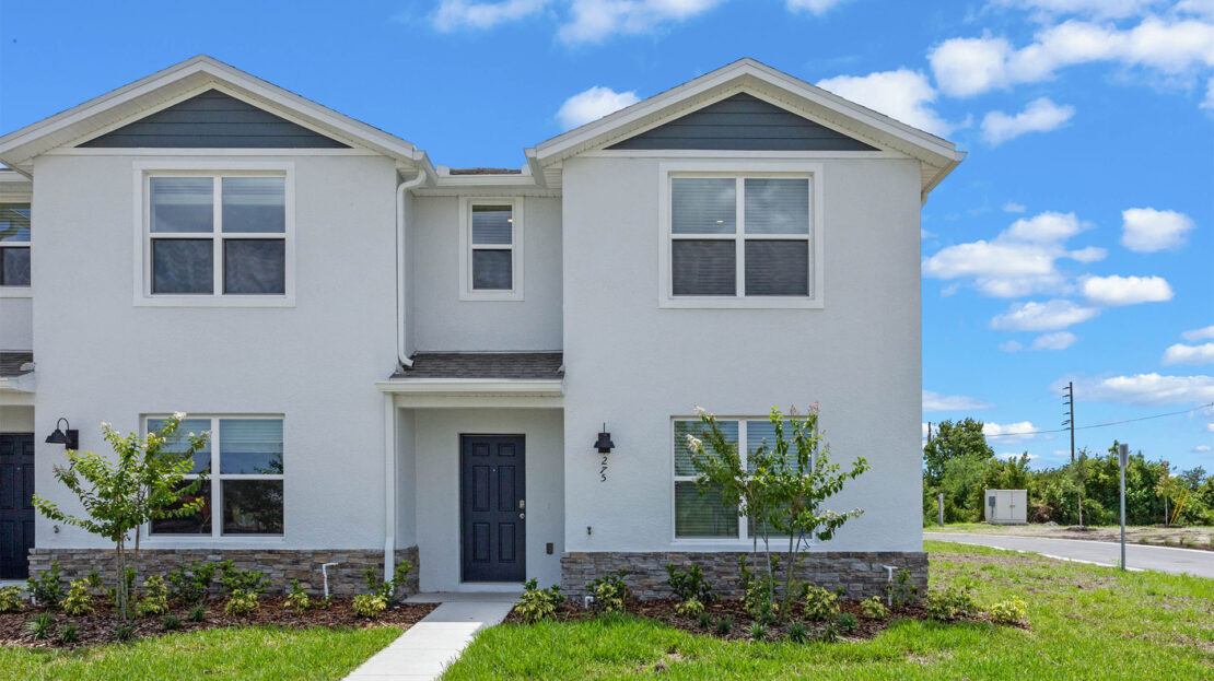 Stratford - End Unit Exterior floorplan