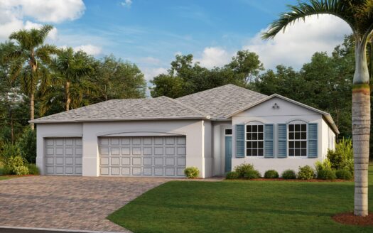 Delray Exterior floorplan