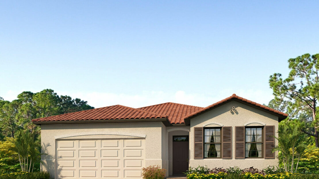 Delray Exterior floorplan