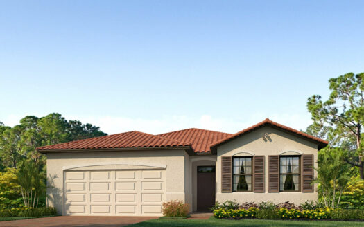 Delray Exterior floorplan