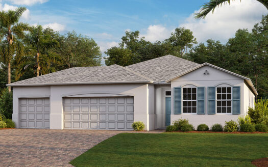 Delray Exterior floorplan