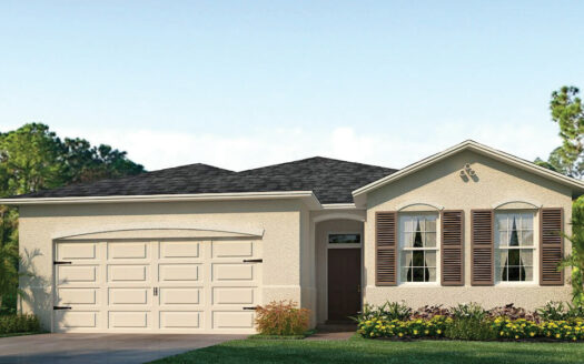 Delray Exterior floorplan