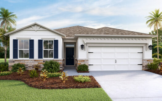 Delray Exterior floorplan